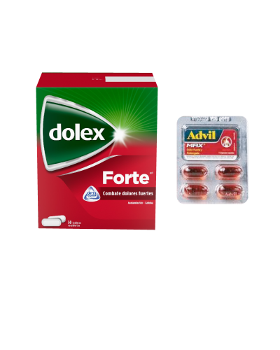 DOLEX FORTE X50 + ADVIL MAX X4