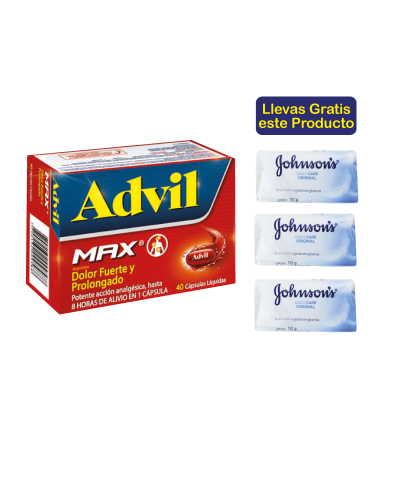 ADVIL MAX X40 GTS 3 JABON J&J