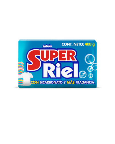 Jabon en Barra Super Riel  X1 400 g