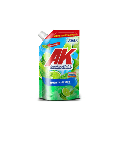 Lava Loza Liquido Ak-1 Limón y Aloe Vera 360 ml Doypack