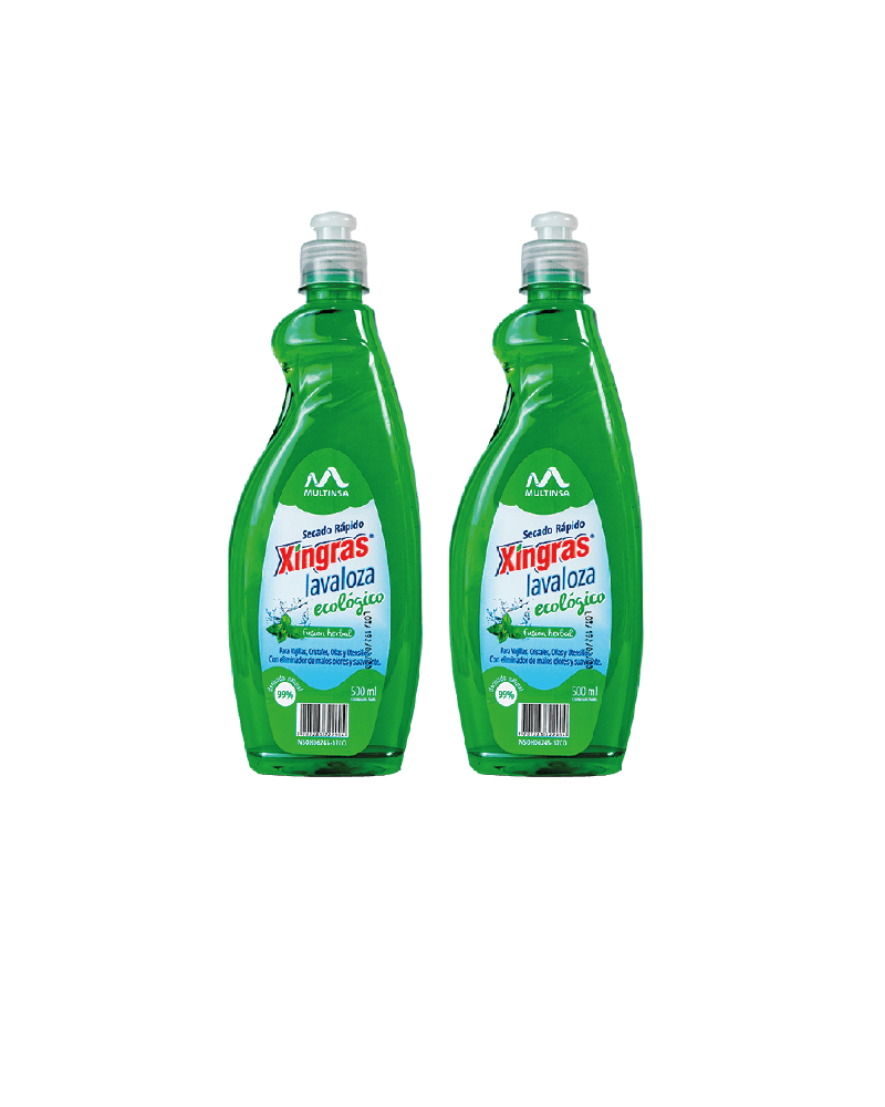 Lava Loza Liquido Ecológico Xingras GRATIS Respuesto x 500ml