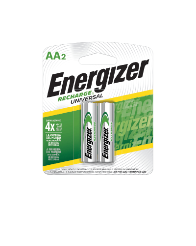 ENERGIZER RECARGABLE AA TARJ X2